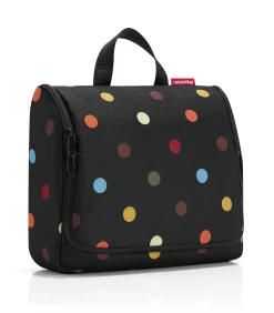 Discount Toiletbag XL - Toilettas - Dots Zwart Toilettassen