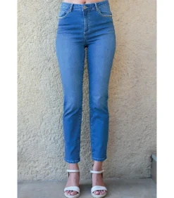 Best TOMMY - BLAUWE SPIJKERBROEK DAMES Jeans