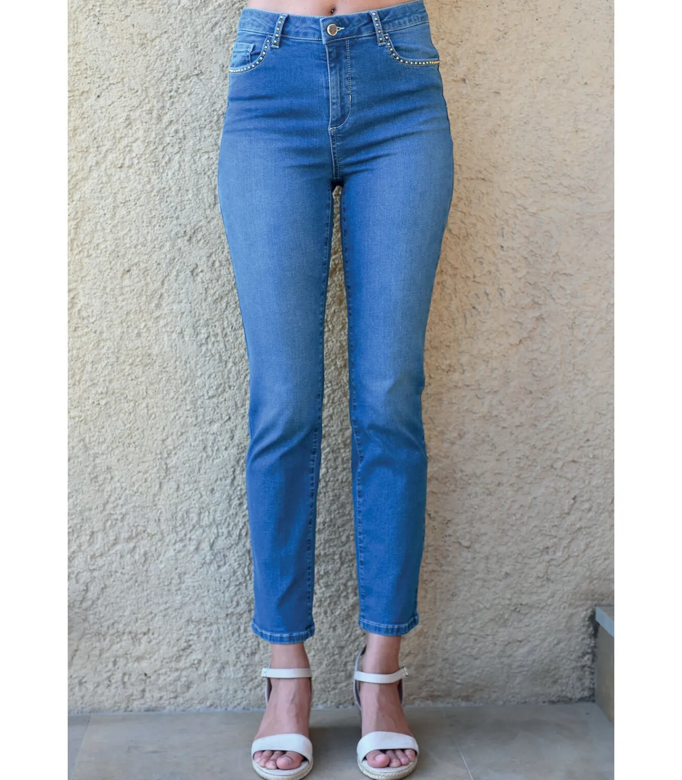 Best TOMMY - BLAUWE SPIJKERBROEK DAMES Jeans