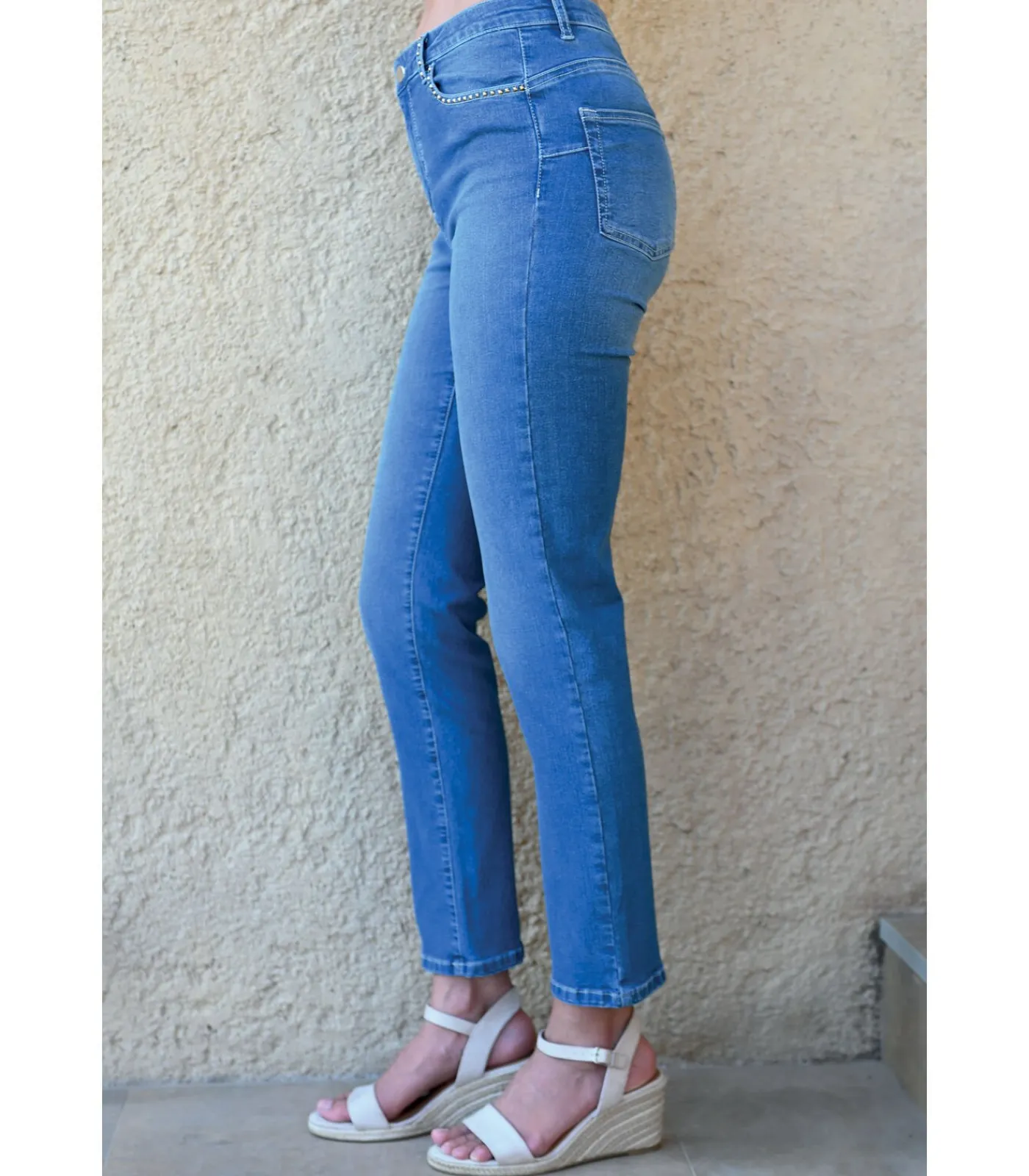 Best TOMMY - BLAUWE SPIJKERBROEK DAMES Jeans