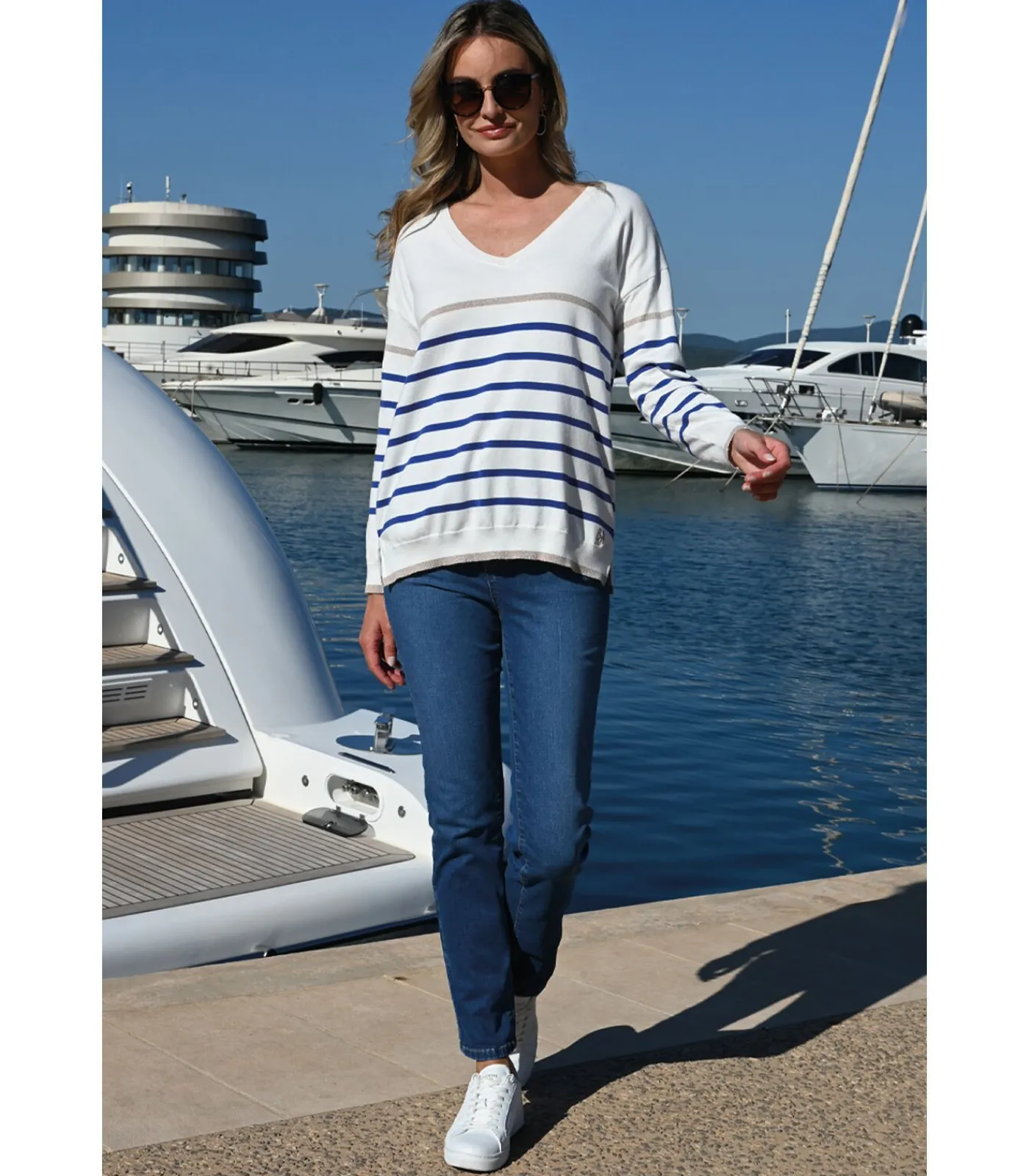 Best TOMMY - BLAUWE SPIJKERBROEK DAMES Jeans