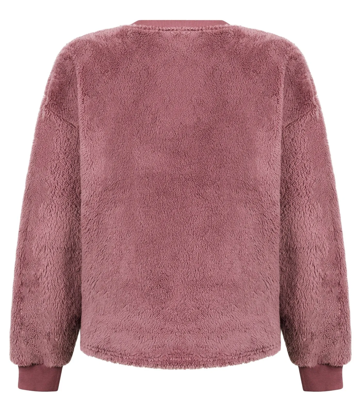 Outlet Top met lange mouwen Fluffy Fleece DAMES Nachtmode