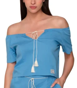 DAMES LUNA Top met slipe mouwen GRACE