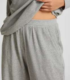 DAMES Hunkemöller Top van wafelstof Henley