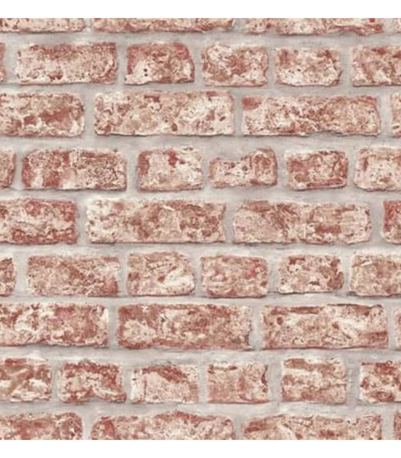 Online Topchic Behang bakstenen rood en grijs Decoratie