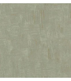 Online Topchic Behang Scratched Look metallic groen en grijs Decoratie