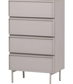 WOOOD Tours Ladekast 4 Lades - Melamine/ MDF - Zand - 102x70x42