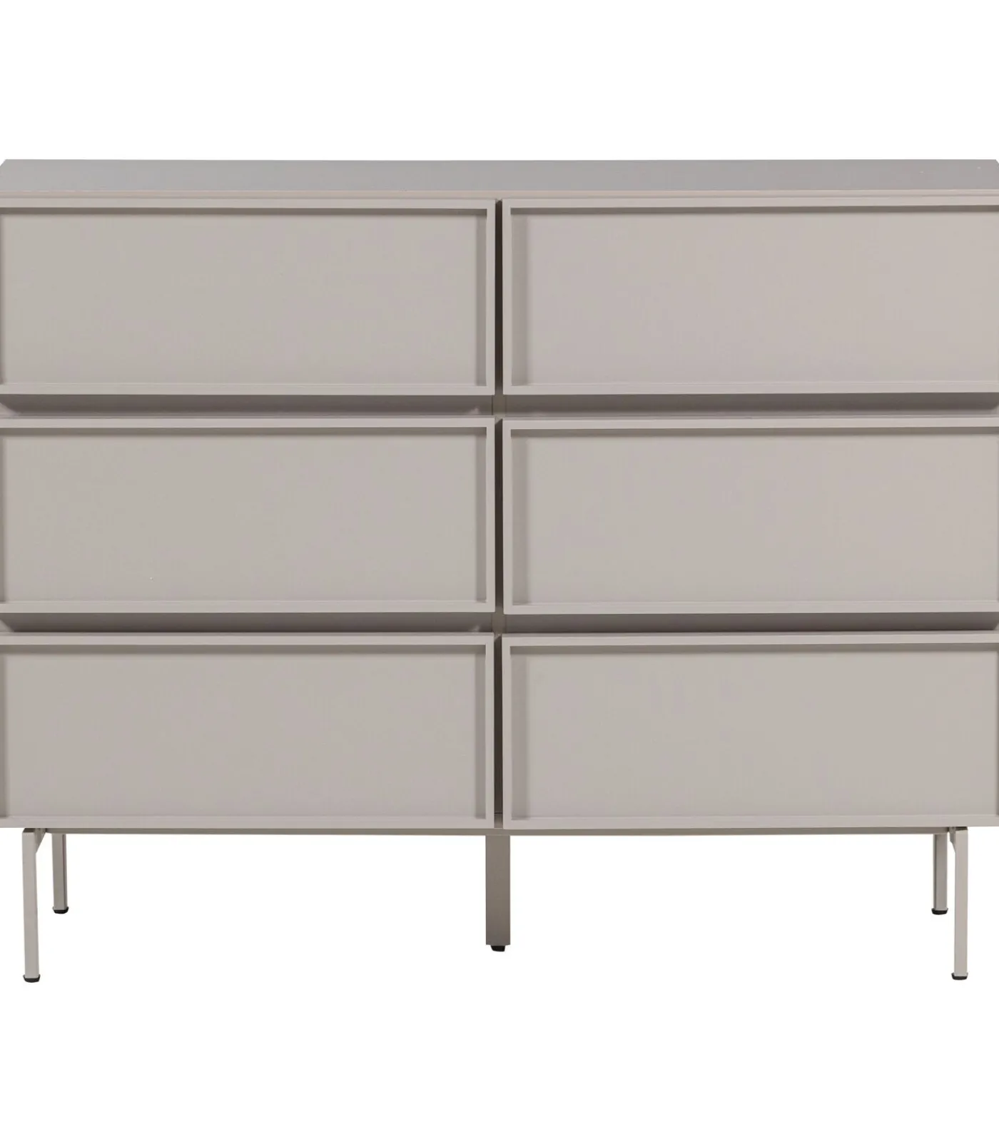 Sale Tours Ladekast 6 Lades - Melamine/ MDF - Zand - 80x120x42 Meubels