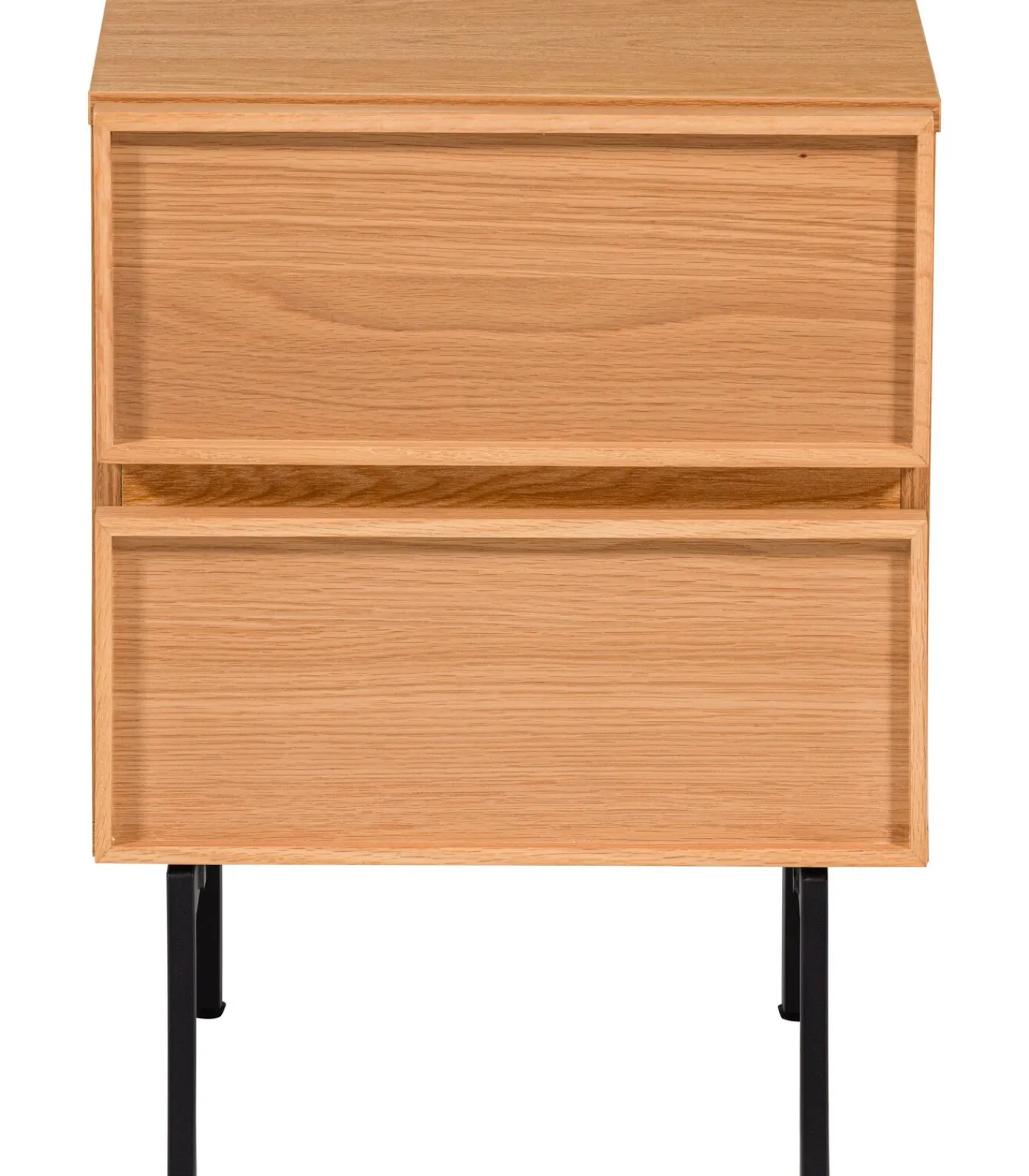 Outlet Tours Ladekast/ Nachtkastje 2 Lades Melamine/ MDF - Naturel Bedden