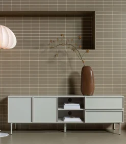 WOOOD Tours Tv Meubel 180 cm - Melamine/ MDF - Zand - 51x180x42