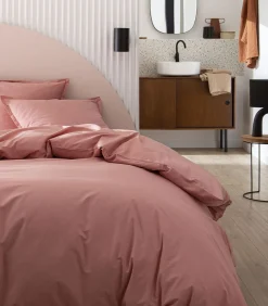 ESSIX Tout Doux - Effen katoenen kussensloop 50x70