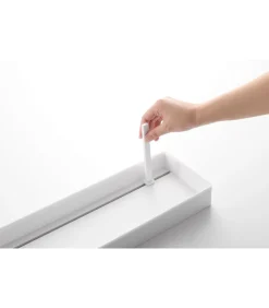 YAMAZAKI Tower Deksel & pannenhouder verstelbaar - Wit