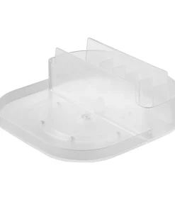 Hot Tower Opbergbakje draaibaar met compartimenten smal - Wit Organiseren