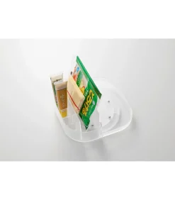 Hot Tower Opbergbakje draaibaar met compartimenten smal - Wit Organiseren