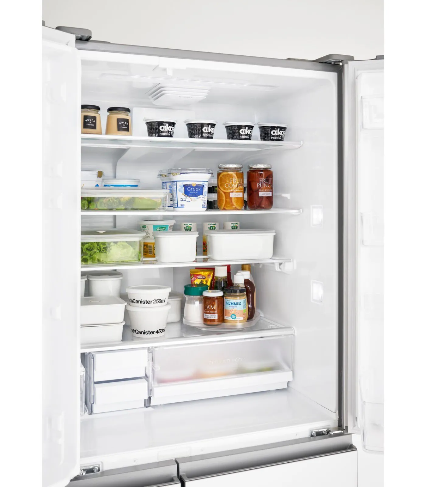 Tower Opbergbakje draaibaar smal - Wit Organiseren