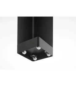 YAMAZAKI Tower Toiletrolhouder op wielen smal - Zwart