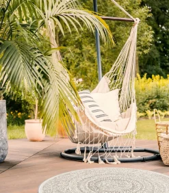 Kinderen AFKliving TRIBAL rond vloerkleed voor binnen en buiten in etnische stijl