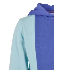 Kinderen Urban Classics TRIPLE - Trui met kap - Petrol Blauw