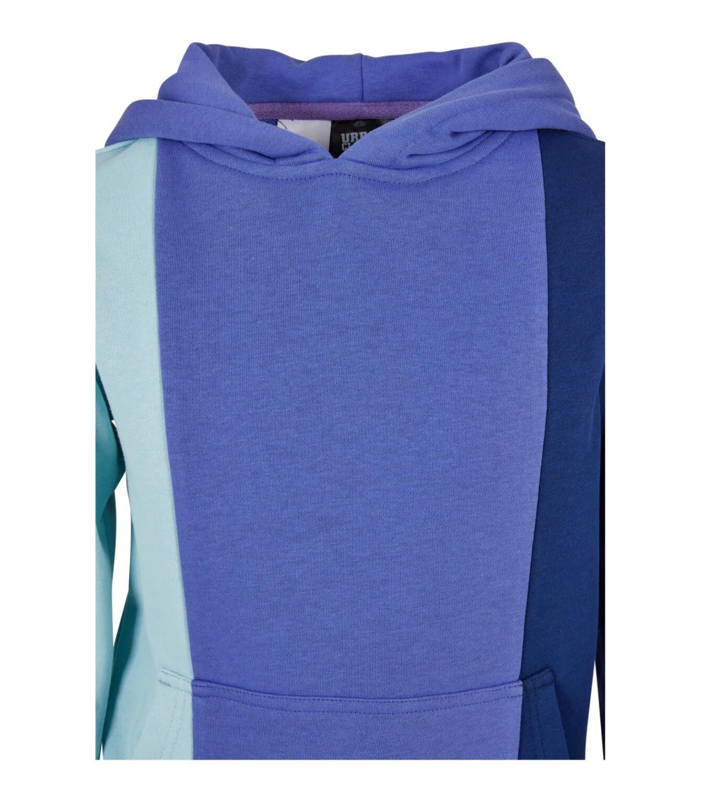 Kinderen Urban Classics TRIPLE - Trui met kap - Petrol Blauw