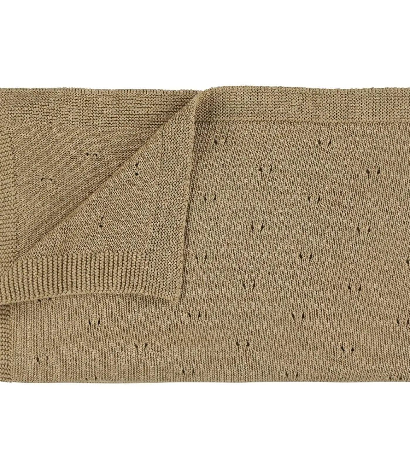 Kinderen Trixie Gebreide deken | 75x100cm - Zand