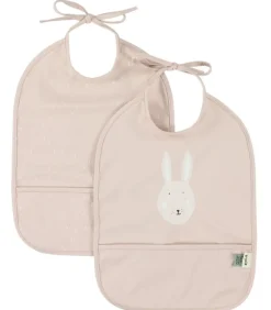Best Waterdicht slabbetje 2-pack - Mevrouw Konijn Kinderen Babyuitzet