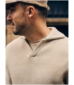 Discount Trui Riva Knit Ecru Heren Truien & Cardigans