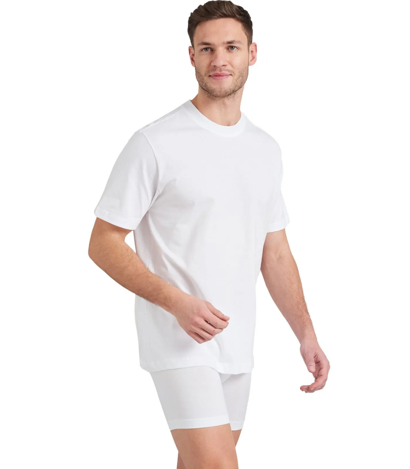 Heren SCHIESSER T-shirt American T-Shirt Set van 2