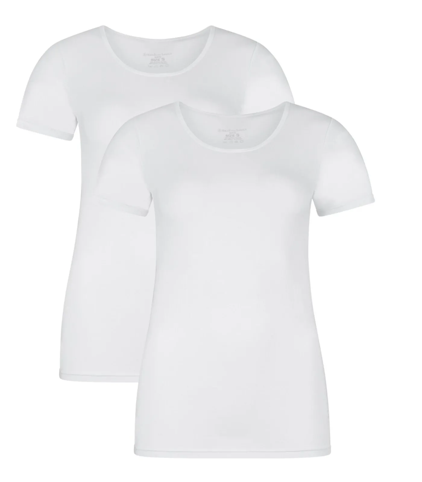 DAMES Bamboo basics T-shirt KATE Set van 2