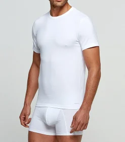 Hot T-shirt met ronde hals met innovatieve temperatuurregeling Heren Thermisch Ondergoed