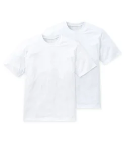 Hot t-shirt ronde hals 2 pack essentials american shirts Heren Tops & Shirts