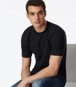 Heren SCHIESSER t-shirt ronde hals 2 pack essentials american shirts