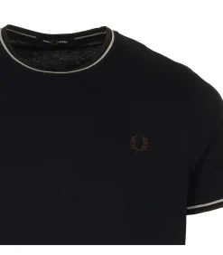 Heren Fred Perry T-shirt Twin Tipped