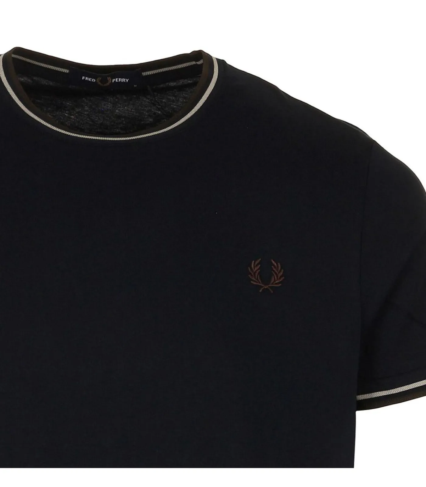 Heren Fred Perry T-shirt Twin Tipped