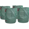 Discount Tuinafvalzakken 4 pcs Groen 66 x 66 x 83.5 cm Polypropyleen Manden En Bakken
