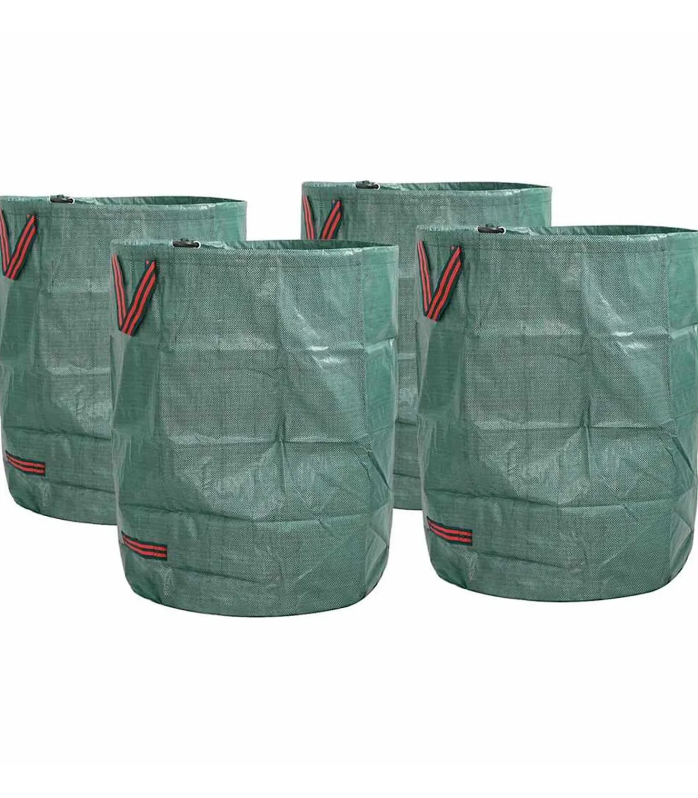 Discount Tuinafvalzakken 4 pcs Groen 66 x 66 x 83.5 cm Polypropyleen Manden En Bakken