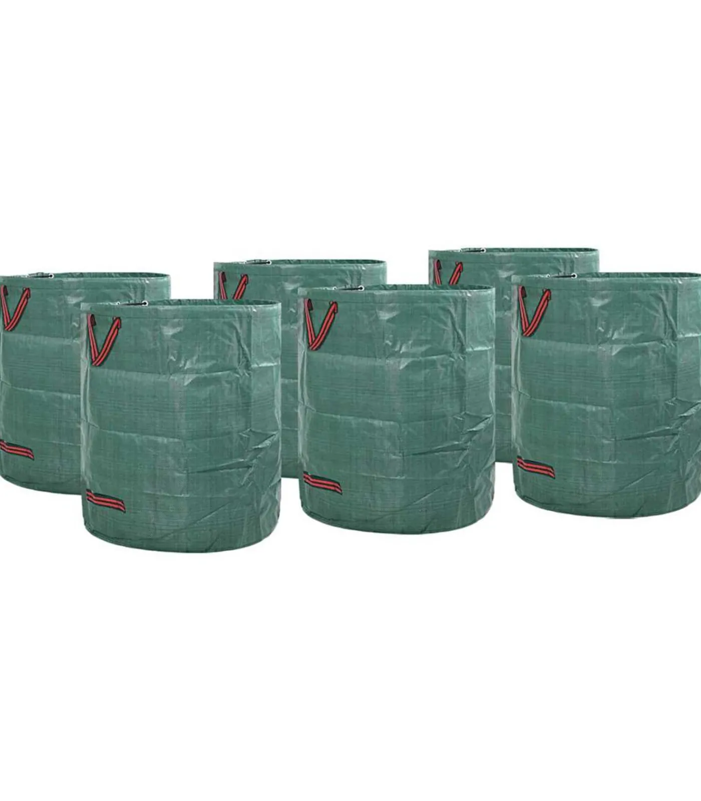 vidaXL Tuinafvalzakken 12 pcs Groen 45 x 45 x 76 cm Polypropyleen