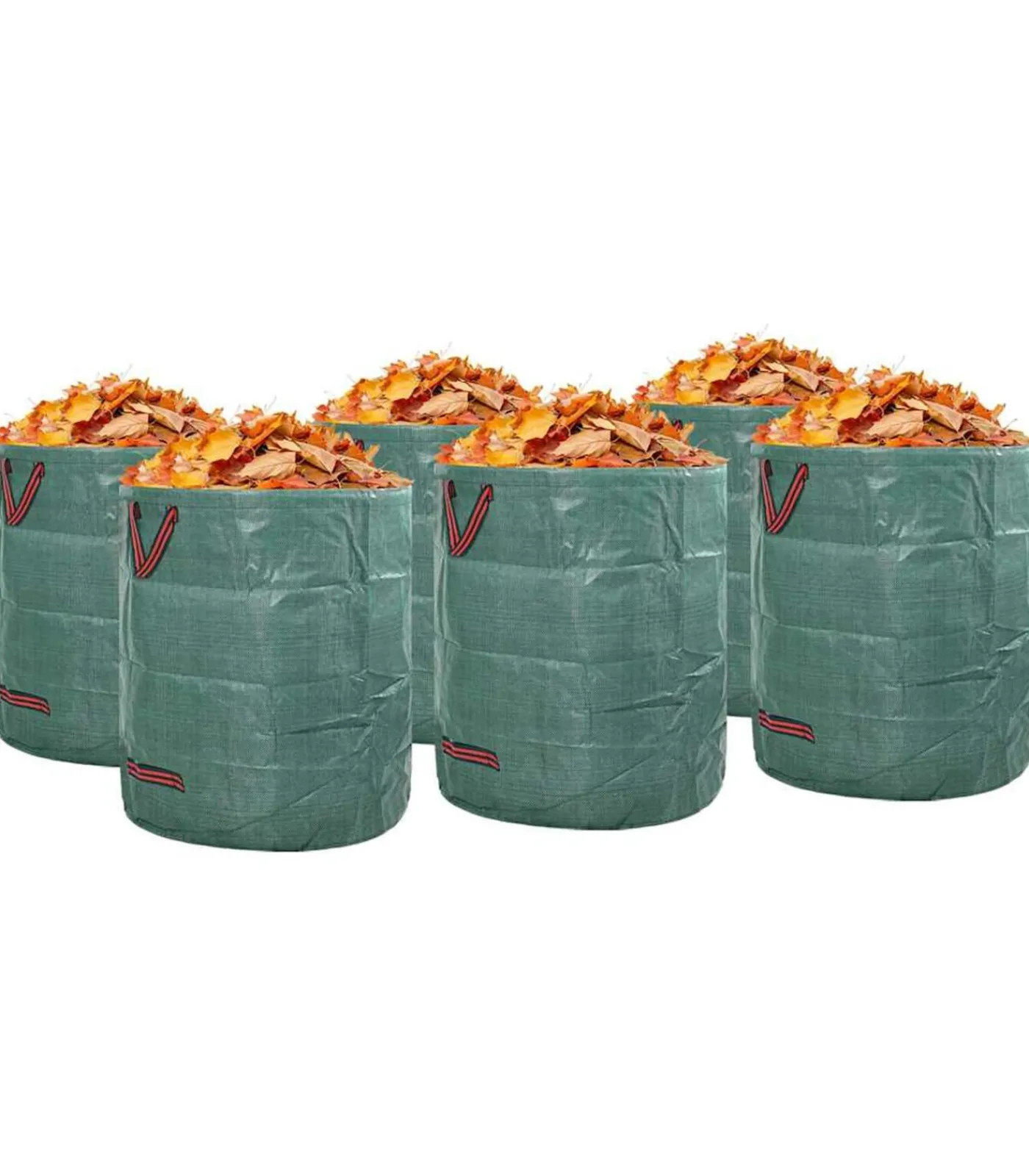 vidaXL Tuinafvalzakken 12 pcs Groen 45 x 45 x 76 cm Polypropyleen