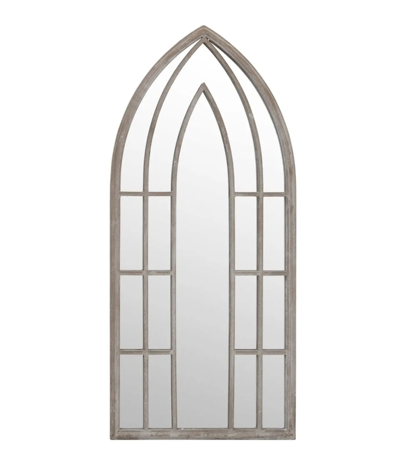 Discount Tuinspiegel 100x45 cm ijzer zandkleurig Spiegels