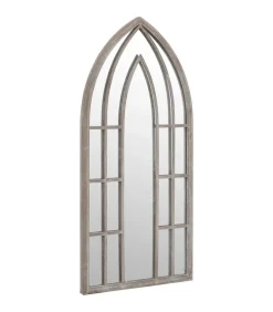 Discount Tuinspiegel 100x45 cm ijzer zandkleurig Spiegels