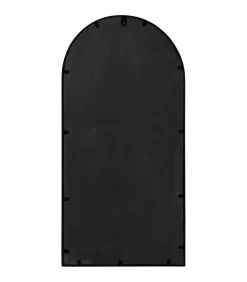 vidaXL Tuinspiegel 90x45 cm ijzer zwart