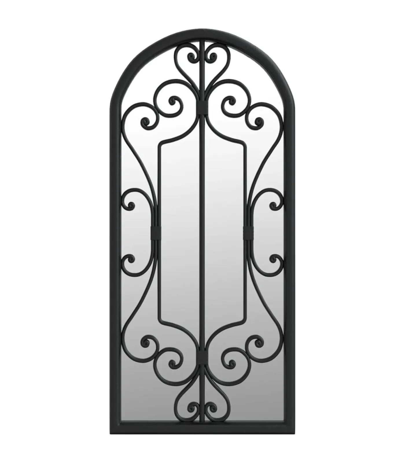 Discount Tuinspiegel 100x45 cm ijzer zwart Spiegels