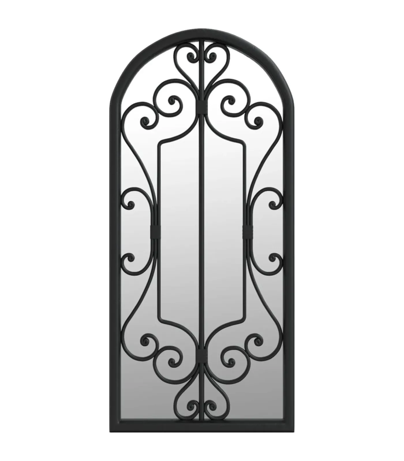 Discount Tuinspiegel 100x45 cm ijzer zwart Spiegels