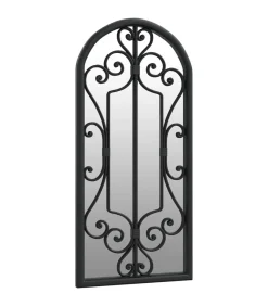 Discount Tuinspiegel 100x45 cm ijzer zwart Spiegels