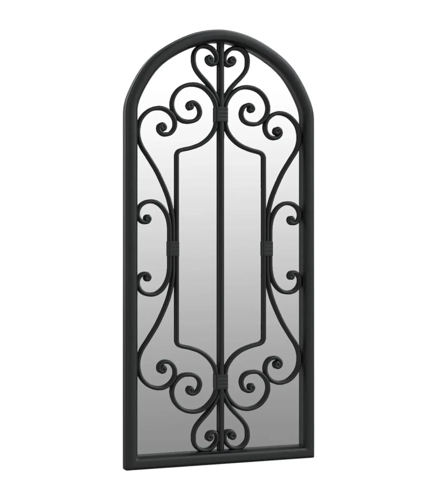 Discount Tuinspiegel 100x45 cm ijzer zwart Spiegels