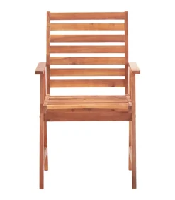 Hot Tuinstoelen 2 st met kussens massief acaciahout Tuinmeubelen