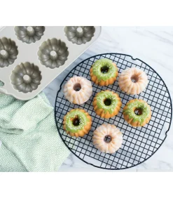 Nordic Ware Tulband Bakvorm Anniversary Bundtlette Goud - 6 Tulbanden