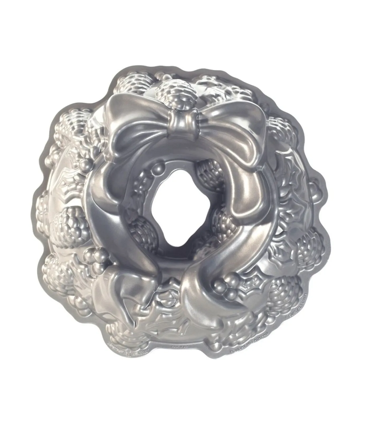 Online Tulband Bakvorm Holiday Wreath Zilver ø 29 cm / 2.1 liter Bakken