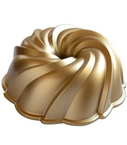 Nordic Ware Tulband Bakvorm Swirl Bundt Goud ø 24 cm / 2.4 liter