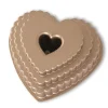 Nordic Ware Tulband Bakvorm Tiered Heart Bundt Koper 27 x 25 cm / 2.8 liter