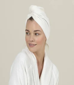 Chakra Tulband Handdoek Wit